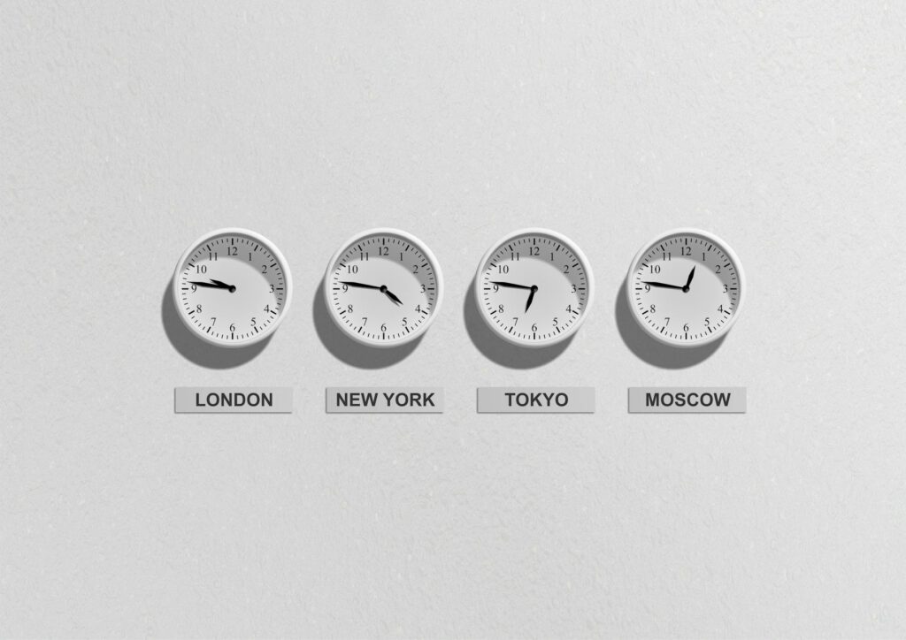 Illustration for Managing Time Zone Differences in Global Teams