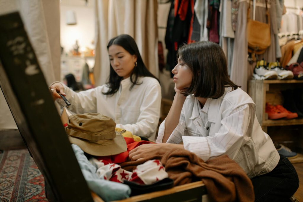 Illustration for Thrift Flip Side Hustle: Buying and Reselling Vintage College Hoodies